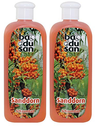 2er Pack Badusan Badezusatz Schaumbad Sanddorn 2 x 500 ml
