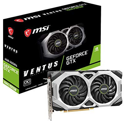MSI GeForce GTX 1660S VENTUS OC (1815 MHz, 6 Go GDDR6, DisplayPort, HDMI 2.0, PCI Express 3.0, 16x)