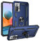 Max Power Digital Funda para móvil Xiaomi Redmi Note 10 Pro con Anillo Giratorio 360 Metálico Imán Carcasa Magnética Rígida Antigolpes Resistente Soporte Bumper Case (Xiaomi Redmi Note 10 Pro, Azul)