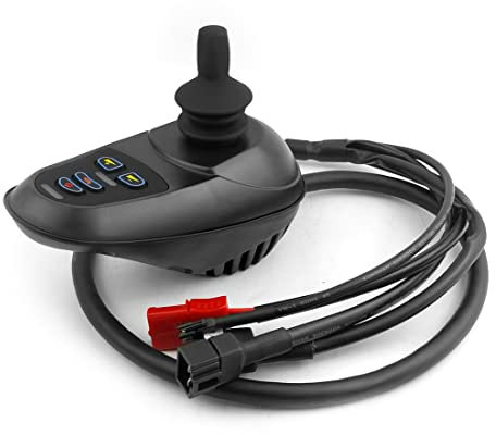 L-faster 24V Dual Drive Brushed Motor Joystick Controller Forward Reverse Max Current 45A For Indoor Wheelchair Bike (2-pin)