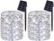 BOLWEO [2 Stück] Solar Lichterkette Aussen, 20M 200 LED Lichterkette Außen Wasserdicht Beleuchtung für Weihnachten,Halloween,Garten,Terrasse,Hof,Bäume,Party,Hochzeit,Innen/Außen Dekoration(Kaltweiß)
