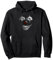 Clown Gesicht Maske Kostüm Lustig Joker Red Rose Pullover Hoodie