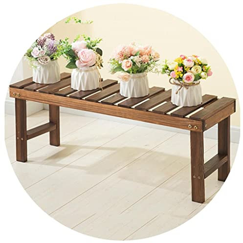 Fioriera A Gradini in Legno Panca Portavasi Mensola per Fiori da Pavimento Decorativa per Balcone Scaffale di Stoccaggio in Vaso Stand di Fiori di Aneto Verde Pianta Scaffali Porta Piante (Color : Br