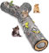 Cat Tunnel Tube Toys,3 Way Collapsible Tunnels for Indoor Cats Stuff Accessories for Puppy, Kitty, Kitten, Rabbit Small Pets Bed Toy