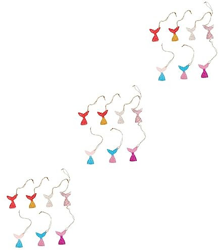 ABOOFAN 21 STK Seestern-anhänger Mini-Strand-Ornament Zum Aufhängen Christbaumschmuck Fischschwanzverzierung Nautische Hängedekoration Rentier-weihnachtsverzierung Meerjungfrau Harz Ozean