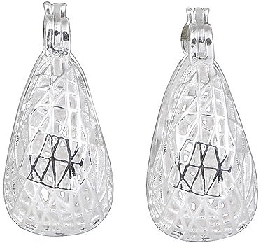 Orecchini a mezzaluna filigrana in argento sterling 925 orecchini a cerchio vuoto per donna ragazza