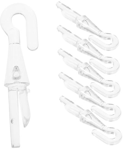 FUNOMOCYA 6pcs Blind Hook Tips for Vertical Blinds Replacement Connectors for and