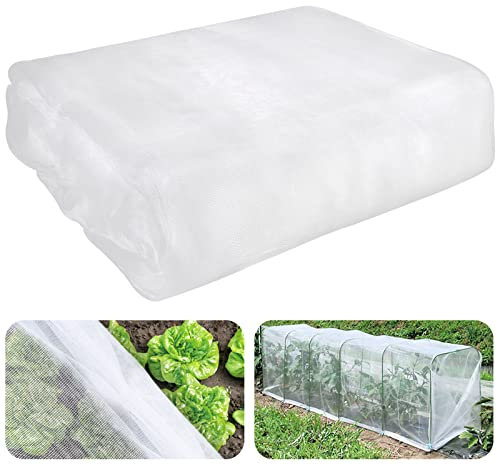 Gemüsenetz Feinmaschig Insektennetz Garten Gemüsebeet Schutznetz 2 * 5M Gartennetz Pflanzennetz Gemüse Blumen Insektenschutznetz Kulturschutznetz Kohl