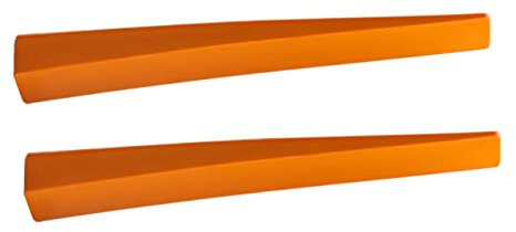 TOGEVAL Piano Tuning Zubehör Gummi-Stop Ledergabel Für Mittlere Und Tiefe Klangbereiche Langlebiges Stimmgabel-dämpfer- Präzise Klavierpflege Zubehör Orange