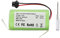ANTIEE Vacuum Cleaner Batteria per INR18650 M26-4S1P Robots ECOVACS 2349 4INR19/66 avec Aspirateurs 14.4V 2800mAh