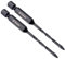 CoCud Mèche de Perceuse Pour Maçonnerie, Diamètre de Coupe 3 mm, Longueur 82 mm, Queue Hexagonale 1/4, Pointe en Carbure en Croix, Ensemble de Mèches de Perceuse en Béton Noir, 2 Pcs