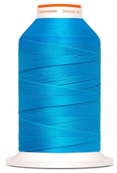 Gütermann Outdoor-Yarn Nähgarn, Polyester, 400 Meter, Türkis