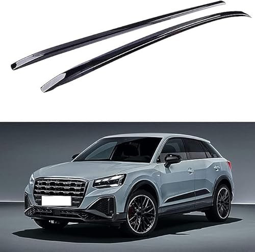 byjgs Dachregal Relingträger für Audi Q2 Q2L 2018-2023, Autodach Gepäckträger Regal Praktisch Dachgepäckträger Dauerhaft Auto Dachträger,A