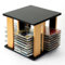 Vituord CD-DVD-Aufbewahrungsregal Für Den Schreibtisch, CD-Organizer Aus Holz, 360° Drehbares CD-Ausstellungsregal, Disc-Finishing-Regal, Fasst 45 Standard-CD-Hüllen, Für Heimkinoräume
