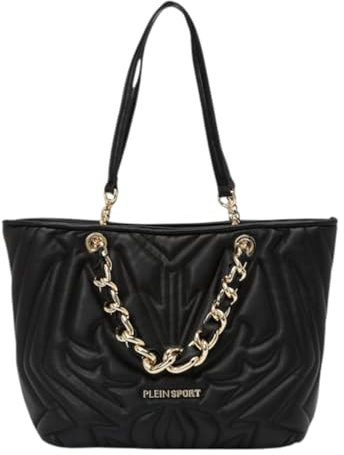Plein Sport Schwarze Handtasche aus Kunstleder – Einheitsgröße, Schwarz