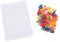 UPKOCH 1set Mushroom Nail Jigsaw Puzzle Educational Toy Set Random Color Mushroom Nails Pegboard for Creative Play Eye-hand Coordination Development for Boy Girl