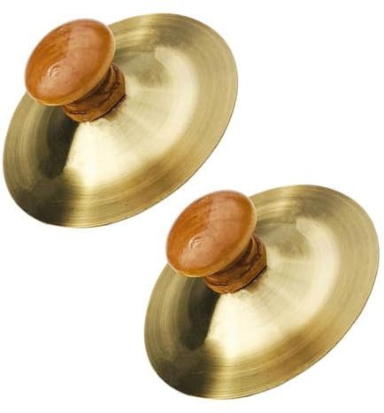 CIYODO de Dedo para Niños Juguetes Musicales 2 Piezas de Mano con Mangos de Madera para Educación Temprana Accesorios de Baile