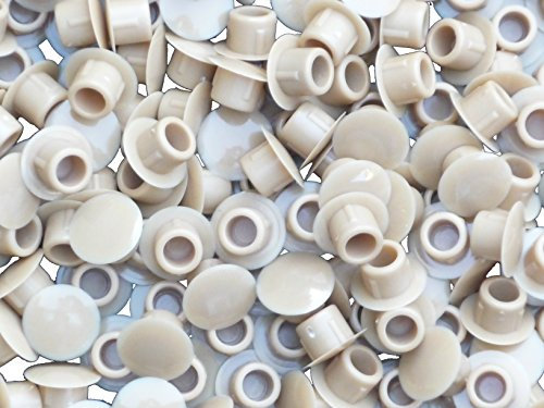 10 Stück Stopfen 8mm(Loch) x 13mm (Abdeckung), eiche hell