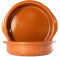 2 x 17cm Spanish terracotta dish with handles cazuela
