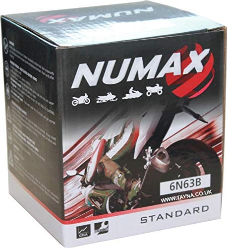 Numax - Batterie moto Numax Standard 6N6-3B 6V 6Ah 40A