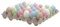Klocke Kerzen Eierkerze - Bunt - Magnolie Duft - 30 Stück - Höhe 6cm - Ostern
