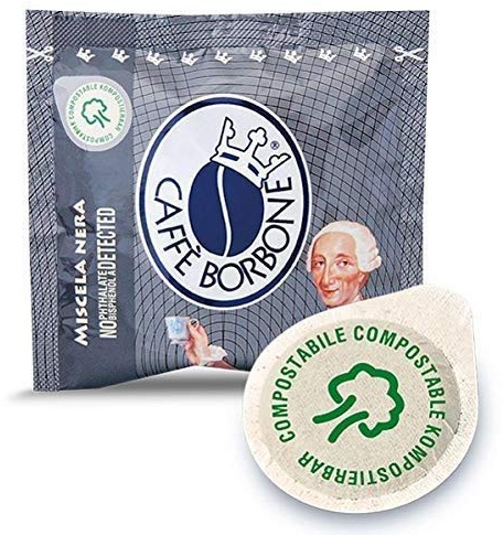 Caffè Borbone miscela cialda vari gusti 150 cialde ESE 44MM Filtro Carta (Miscela Nera)