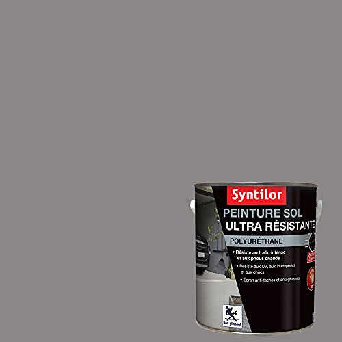 Syntilor - Peinture Sol Ultra Résistante Acier Satiné 4L