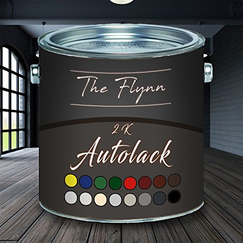 The Flynn hochwertiger 2-Komponentenlack Autolack/Landmaschinenlack mit passendem Härter - glänzend - Farbauswahl (RAL 7016 Anthrazitgrau, 1 L)