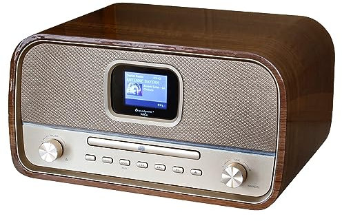 Soundmaster DAB970BR1 Stereo Music Centre con DAB+/UKW, CD-MP3, USB, Bluetooth e display a colori