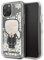 Karl Lagerfeld Handyhülle für iPhone 11 Pro Hard Case PC/TPU Clear Cover Glow in The Dark Liquid Glitter Karl Design | Easy Snap On | Drop Protection | Offiziell lizenziert