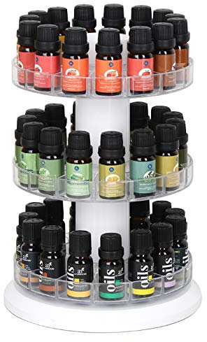 J JACKCUBE DESIGN MK505B Présentoir rotatif pour 45 bouteilles (jusqu'à 72) 3 niveaux