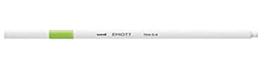 Uni Mitsubishi 94307 Fineliner Emott Strichstärke, 0,4 mm, Hellgrün