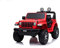 Auto Macchina Elettrica per Bambini Jeep Fiat Wrangler Rubicon 12V Telecomando con Monitor 4 Mp4 Sedile in Pelle Luci e Suoni Video (Rosso)