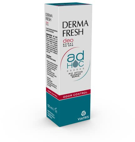 Dermafresh AD Hoc Deodorant Aktiv Spray, geruchshemmend, ohne Alkohol, kein Gas, 100 ml