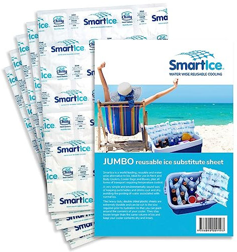 Smartice® Extra großer Eisbeutel zum Kühlen von Speisen, Getränken und Medikamenten. Bleibt Lange kühl. (25er Set)