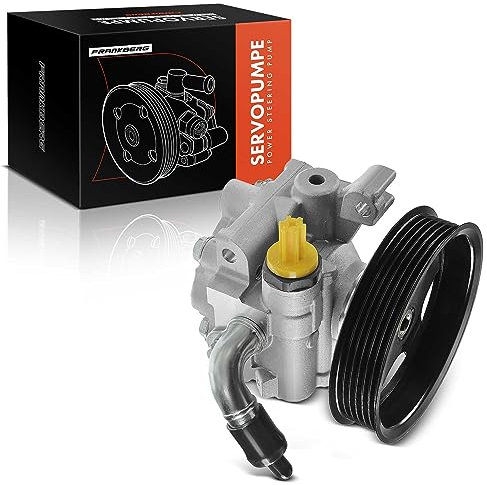 Frankberg Pompa idraulica sterzo con puleg compatibile con Tourneo Connect I4 1.8L 2002-2013 Transit Connect P65 P70 P80 I4 1.8L Diesel Replace# 1332451