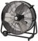 Draper 99623 24 High Flow Drum Fan (600mm), Black, Size 790x780x270mm