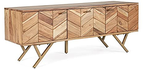 Base soggiorno Bizzotto Homemotion 0746803 RAIDA Legno