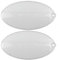 SPARES2GO Light Diffuser Lamp Bulb Cover compatible with John Lewis Cooker Hood JLBIHD (Pack of 2)