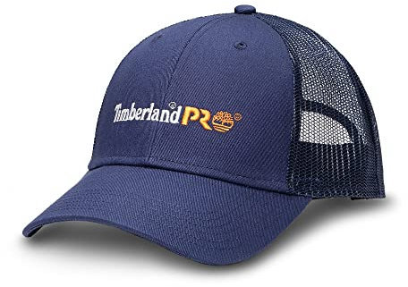Timberland Unisex-Erwachsene Core Logo Low Profile Cap Trucker-Kappe, Marineblau, Einheitsgröße
