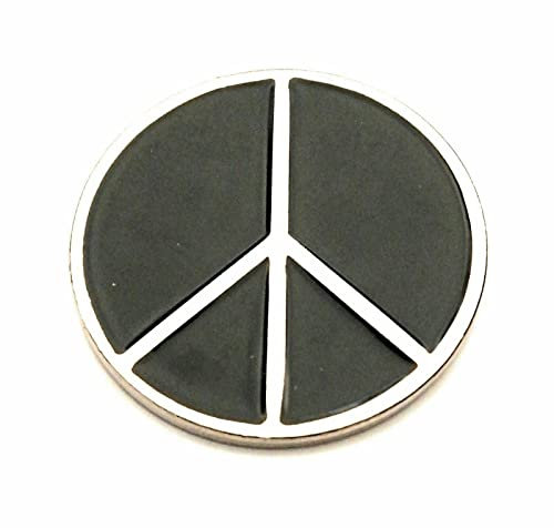 GBJUK CND Peace-Zeichen-Anstecknadel mit Schmetterlingsverschluss auf der Rückseite, Metall