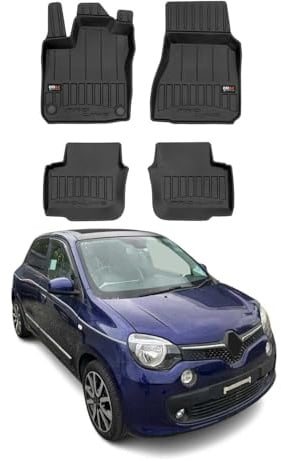 OMAC Gummi Fußmatten kompatibel mit Renault Twingo 2014-2025 Premium TPE Automatten 4tlg