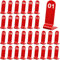 1–30 Tischnummern Restaurant Bestellnummern doppelseitig Acryl Empfangsnummern Ständer Schilder für Hochzeit Restaurant Sitzplätze Cafés Party Bankett (rot)