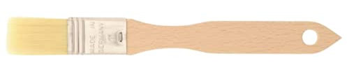 teemando® Haushaltspinsel, flach, 20 cm, 1 Zoll breiter Backpinsel mit Naturborsten