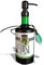 Seifenspender Glas matt schwarz Handseife - 500ml Soap Lostplacestore Tiki Gin Handmade Designerflasche, Geschenkidee Hawaii Tiki - Made in Hamburg!