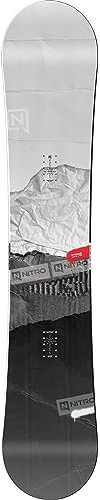 Nitro Snowboards Herren Prime RAW Wide Board´24, Allmountainboard, Directional, Flat-Out Rocker, All-Terrain, Wide, für große Füße