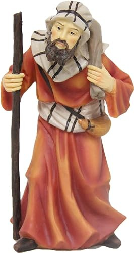 FADEDA Kameltreiber/Höhe:7 cm/handbemalt/detailgetreue Krippen Figuren - Weihnachten Tisch Dekoration Krippe Zubehör