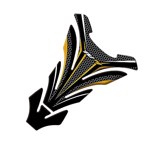 FIONEL Tankschutz Motorrad Tank Pad Aufkleber Zubehör Aufkleber Für Yamaha YZF-R1 R1M R1 (Color : Gold)