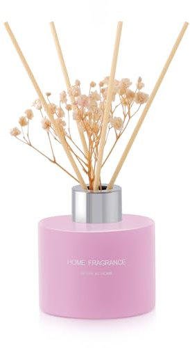L 'odeur Vill, 4,06 onzas difusor de Aroma de jazmín y Lirio, difusor de cañas de Aceite Esencial de, Adecuado para la decoración de estantes de baño en Grandes Habitaciones Familiares