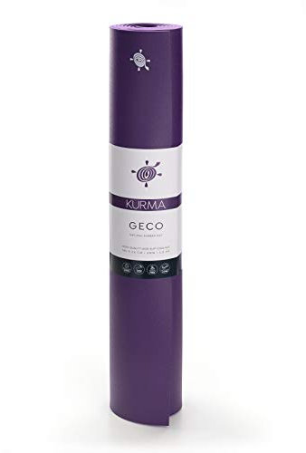 Yogamatte KURMA GECO 6 mm, Farbe: Bloom (violett), Größe: L 185 cm x B 66 cm x H 0,6 cm